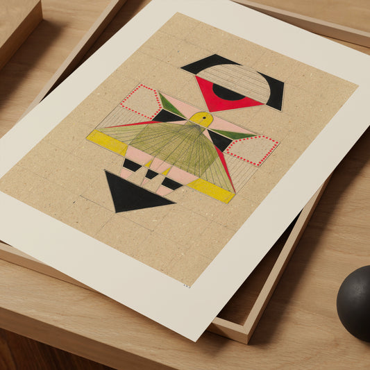 Modern Geisha Geometry - HiPosterShop