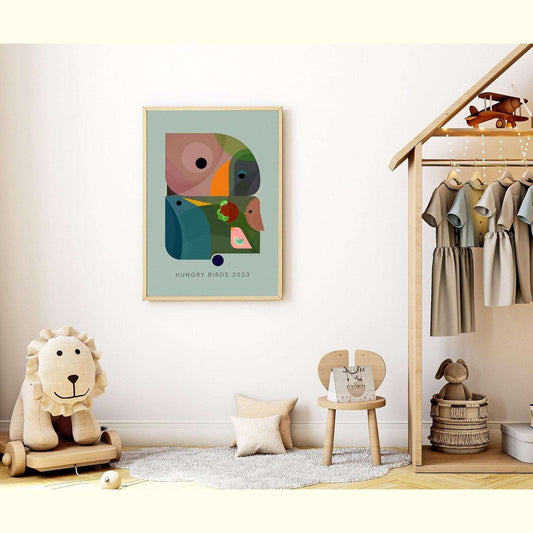 Hungry Birds Poster - HiPosterShop