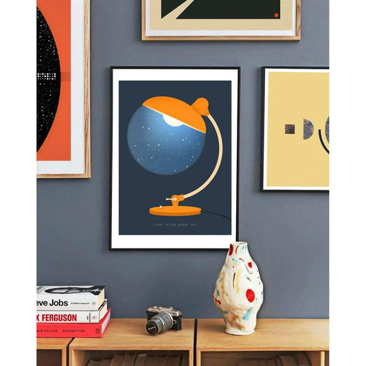 LIGHT IN THE NIGHT SKY Poster - HiPosterShop