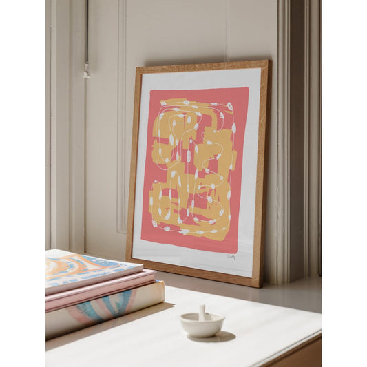 Strawberry & Mango Ice Cream Poster - HiPosterShop