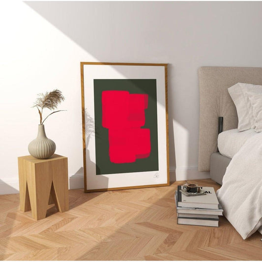 Pink Minimal Poster - HiPosterShop