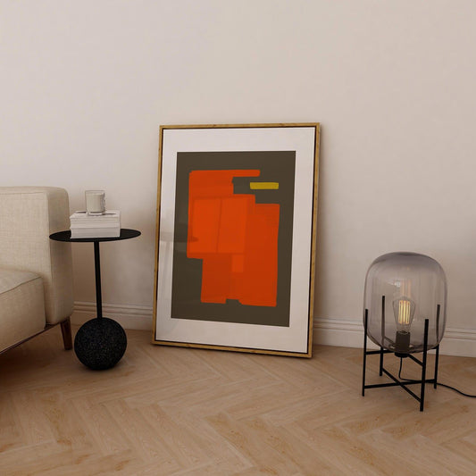 Orange Eats Yellow poster - HiPosterShop