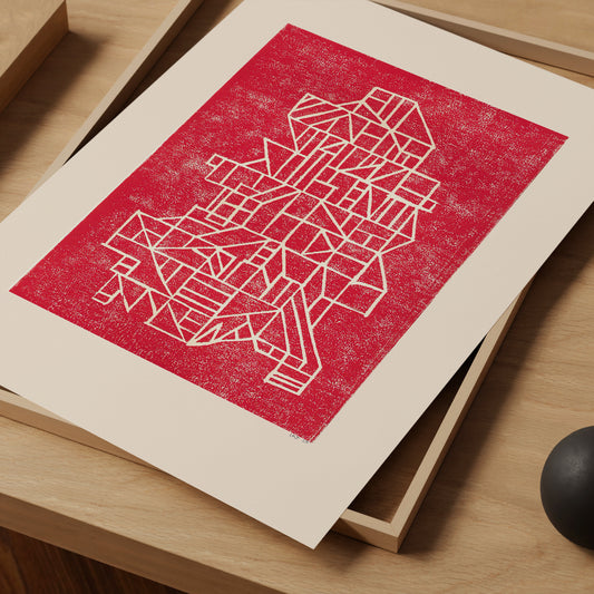 Sættekasse linoleum Poster - HiPosterShop