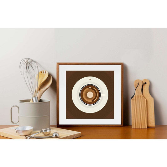 Espresso square poster - HiPosterShop