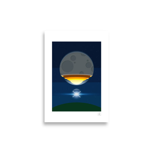 The artemis moon rocket poster - HiPosterShop