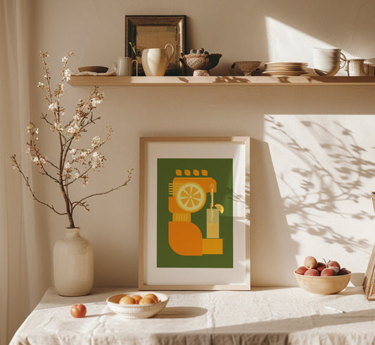 Orange Juice Maker Poster - HiPosterShop