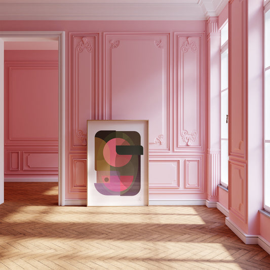 Oval Color Art Poster - HiPosterShop