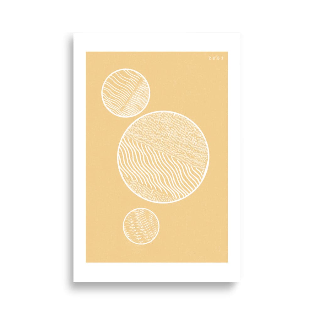 3 moons Poster - 61×91 cm - Print Material