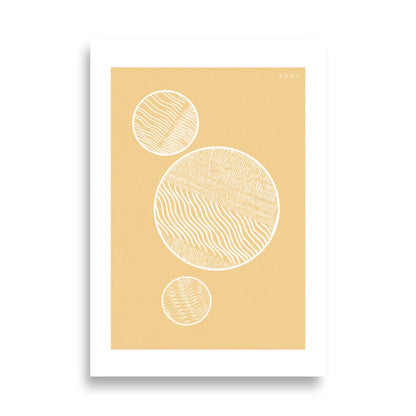 3 moons Poster - 70×100 cm - Print Material