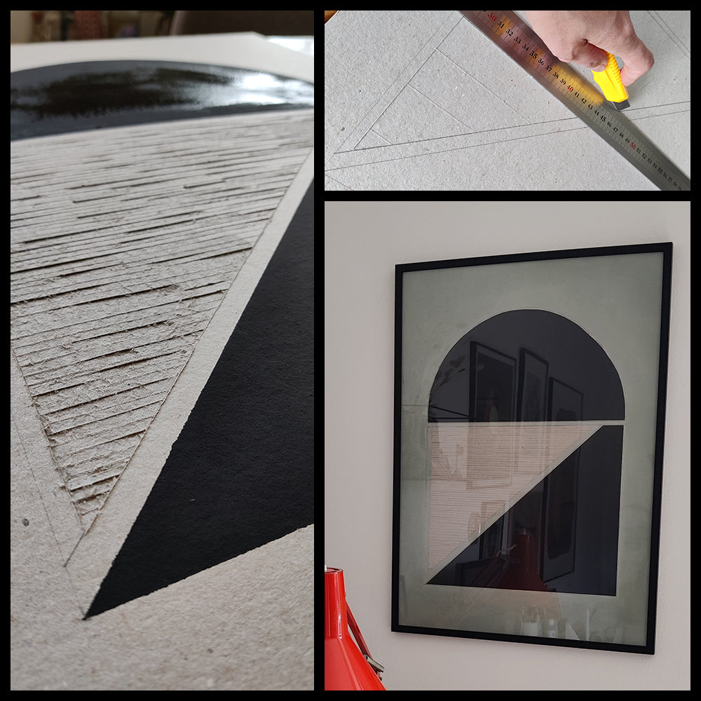 Hat pap originalt kunstværk