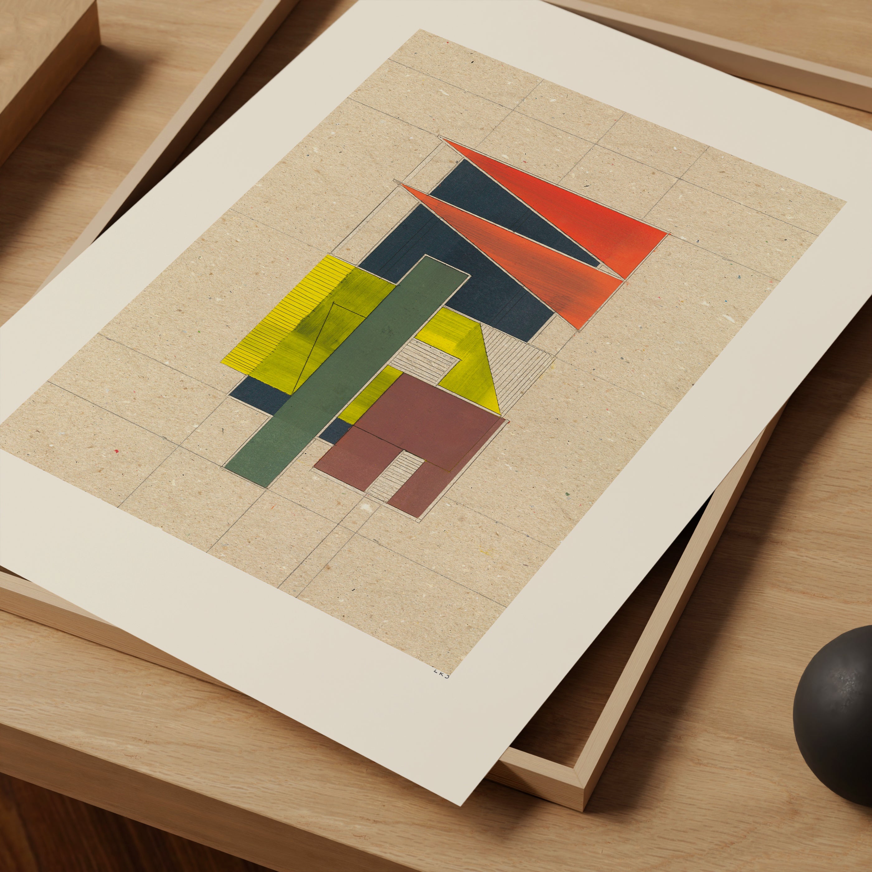 Cardboard Minimal 04 Poster - HiPosterShop