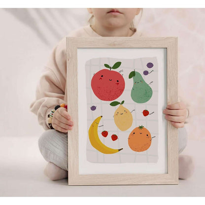 Colourful fruit Poster