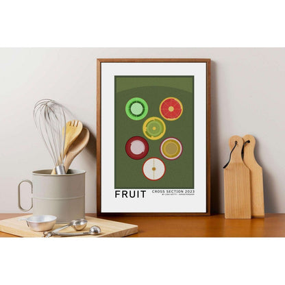 Fruit Poster Framed Artwork