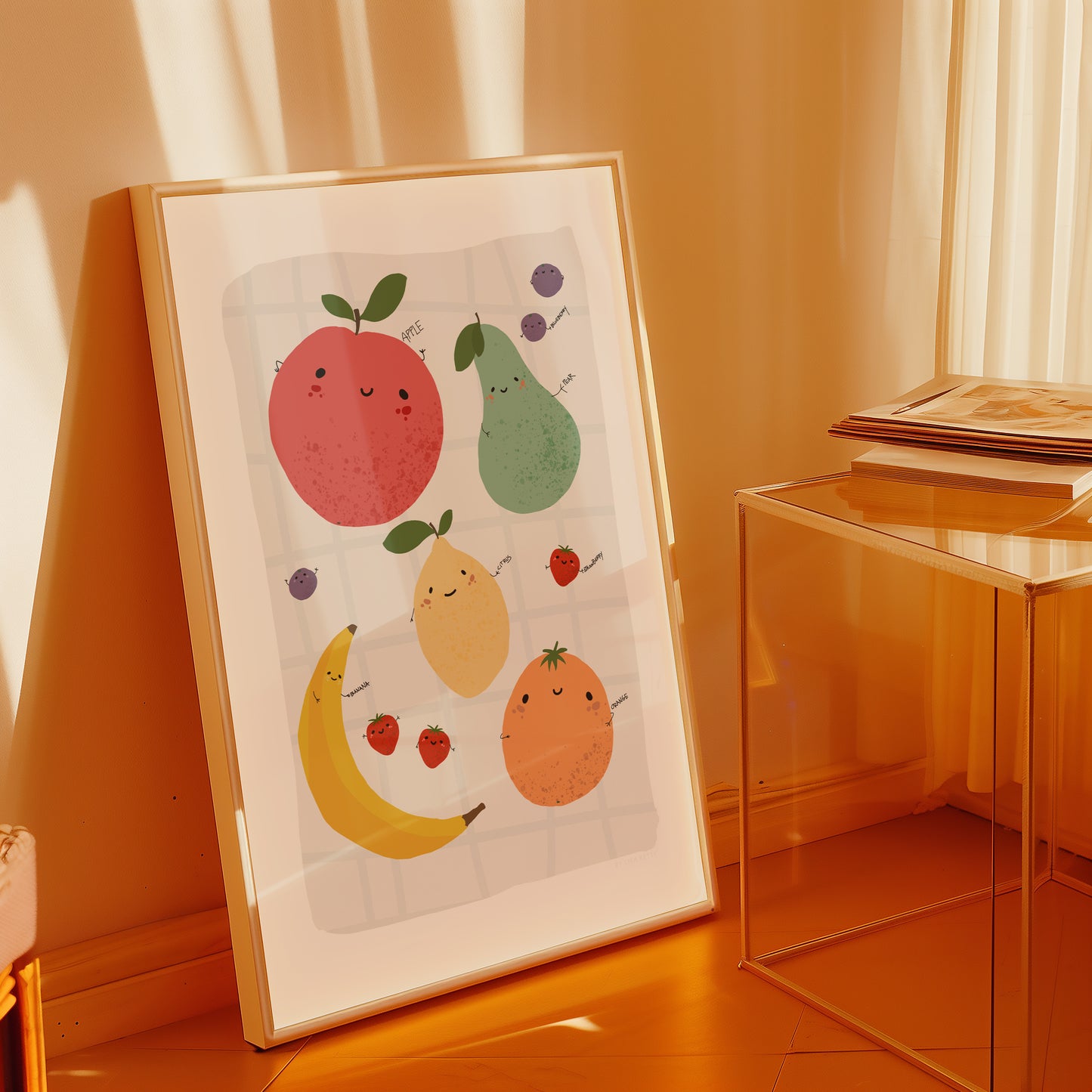 Happy fruit Poster