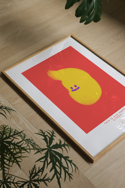 One Happy Citrus Poster