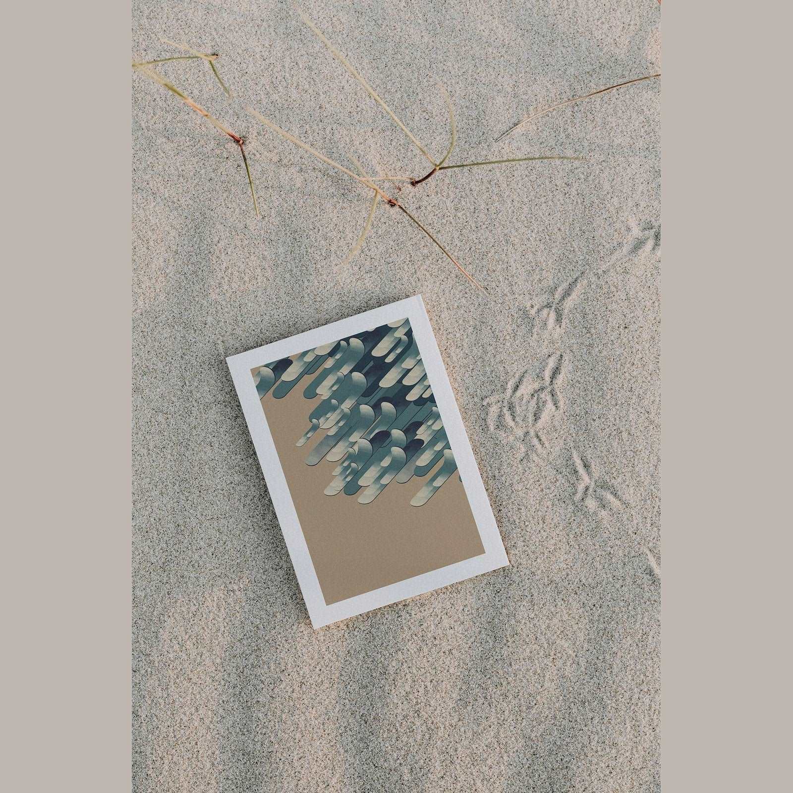 Isometric Waves Poster - HiPosterShop