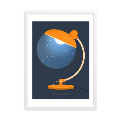 Lights In The Night Sky Framed Poster