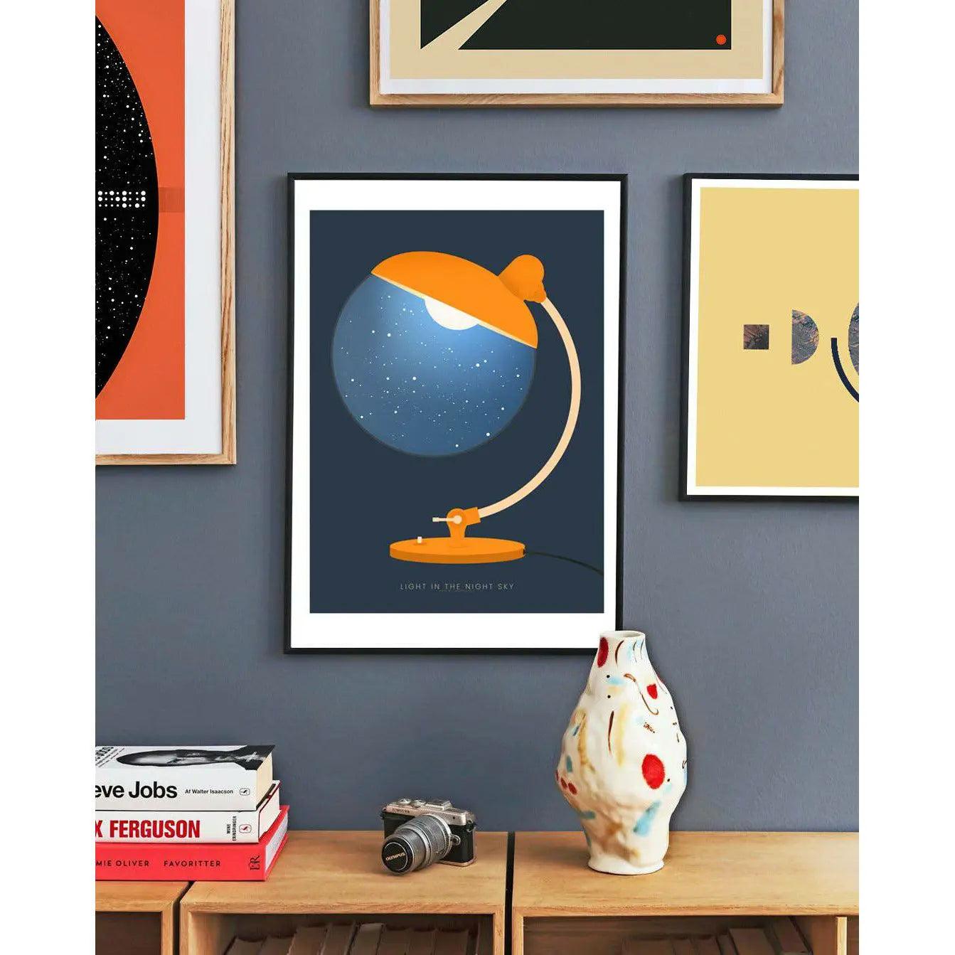 LIGHT IN THE NIGHT SKY Poster - HiPosterShop