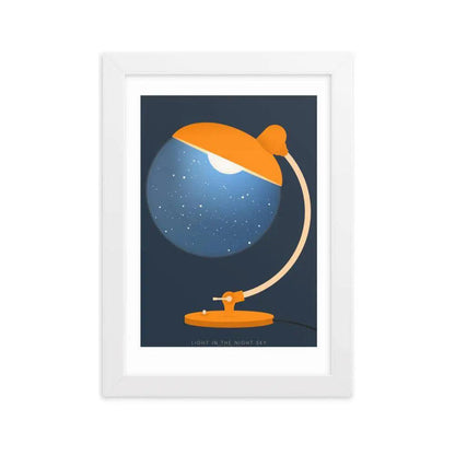 Lights In The Night Sky Framed Poster