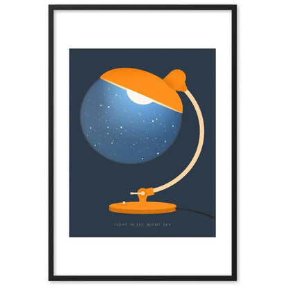 Lights In The Night Sky Framed Poster