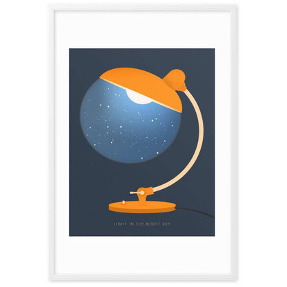 Lights In The Night Sky Framed Poster