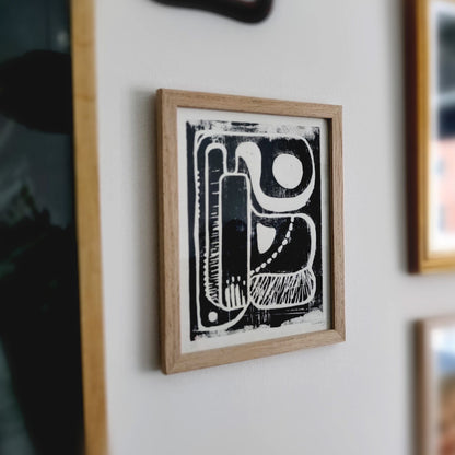 Limited Linoleum Print By Lisa Ketty