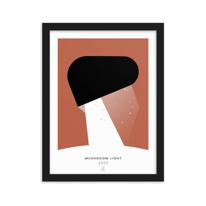 Mushroom Light Framed poster