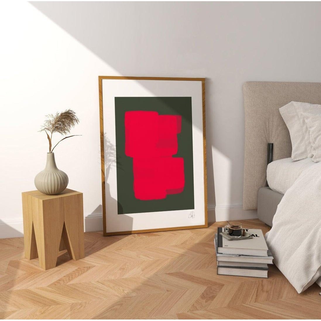 Pink Minimal Poster - HiPosterShop