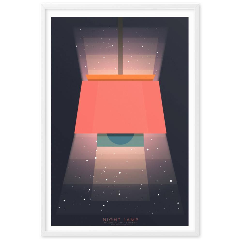 Night Lamp Framed poster | HiPosterShop