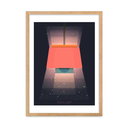 Night Lamp Framed poster