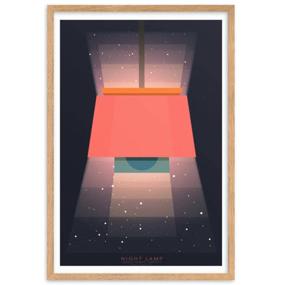 Night Lamp Framed poster