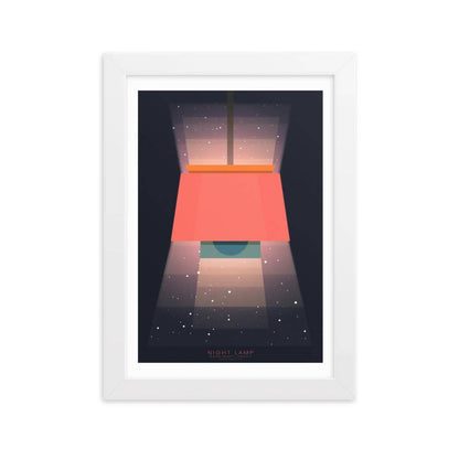 Night Lamp Framed poster