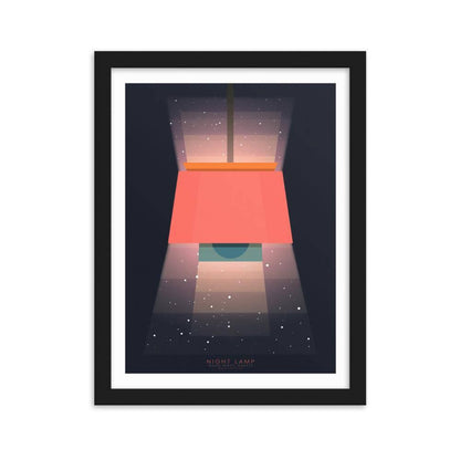 Night Lamp Framed poster