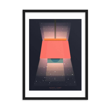 Night Lamp Framed poster