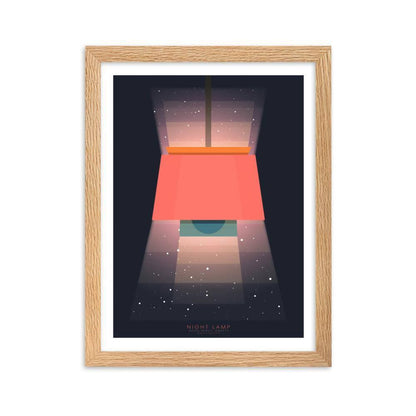 Night Lamp Framed poster