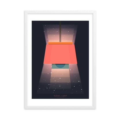 Night Lamp Framed poster