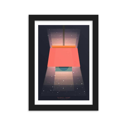 Night Lamp Framed poster