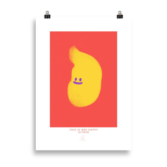 One Happy Citrus Poster