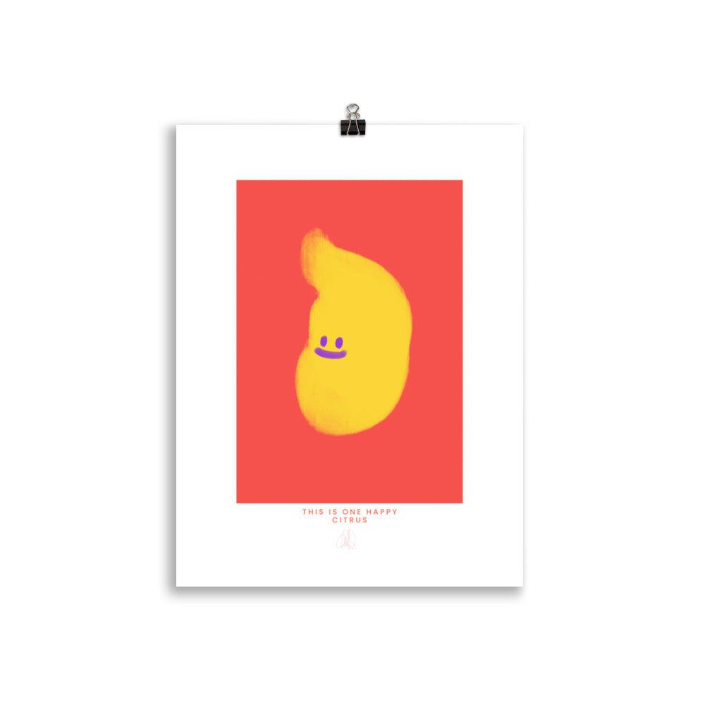 One Happy Citrus Poster | HiPosterShop