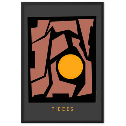 Pieces Framed poster