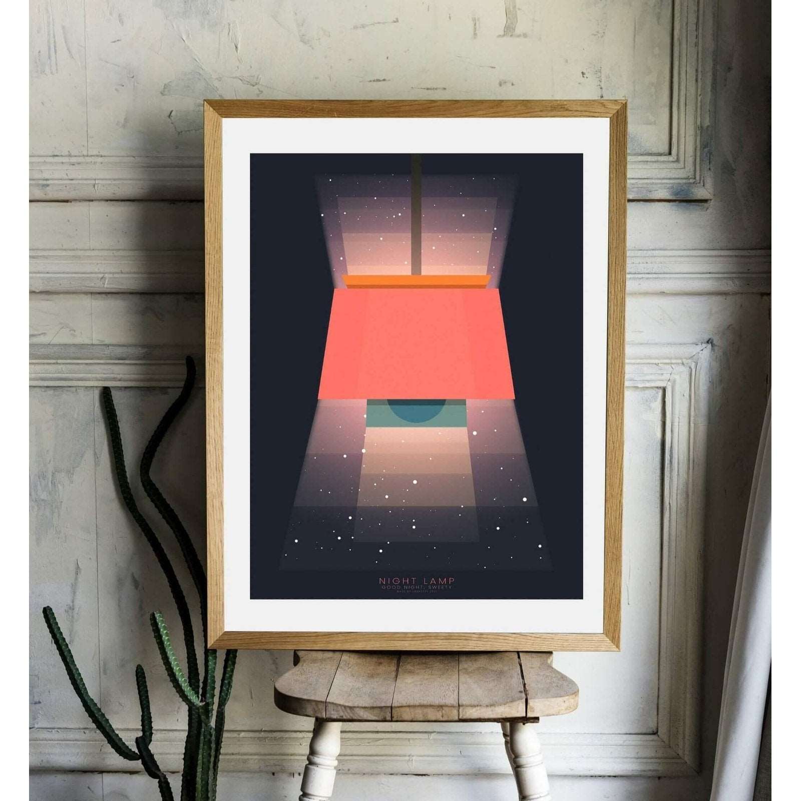 Night Lamp Framed poster