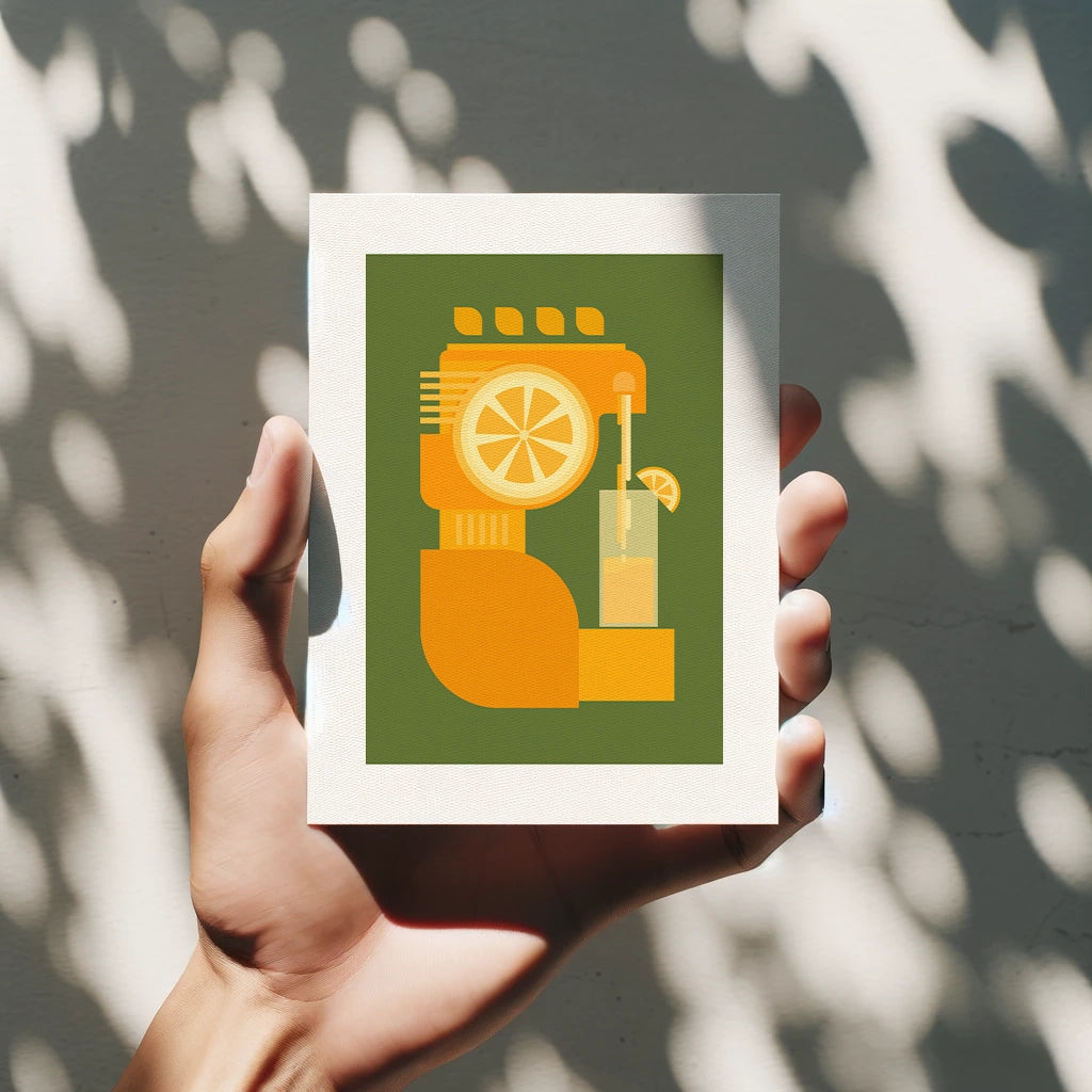 Orange Juice Maker Standard Postcard - HiPosterShop