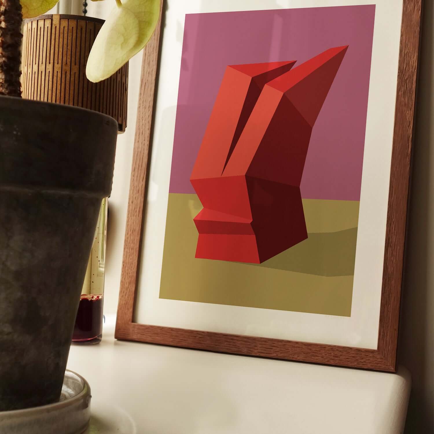 Red Rabbit Poster - HiPosterShop