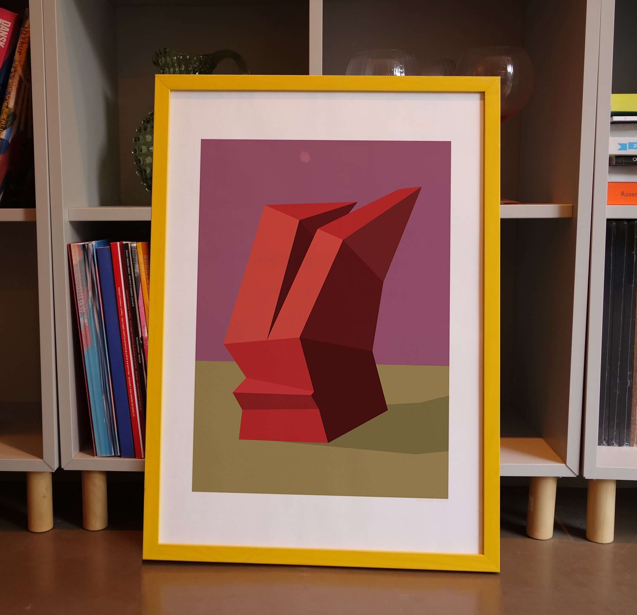 Red Rabbit Poster - HiPosterShop