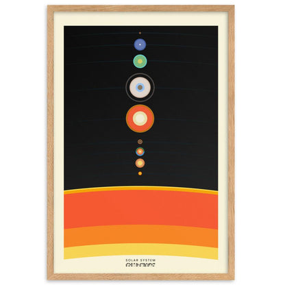 Solar System Framed Poster