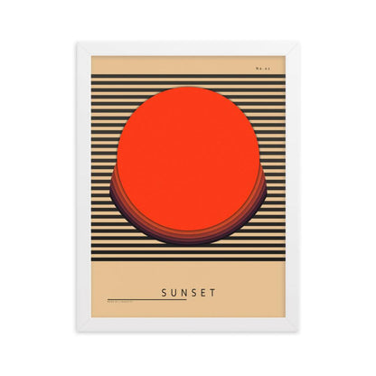 Sunset Framed Poster