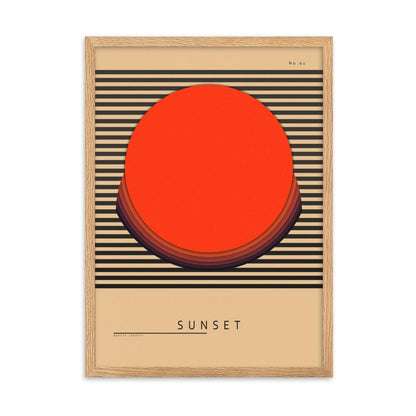 Sunset Framed Poster