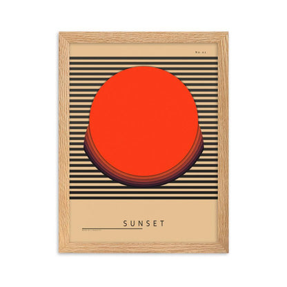 Sunset Framed Poster