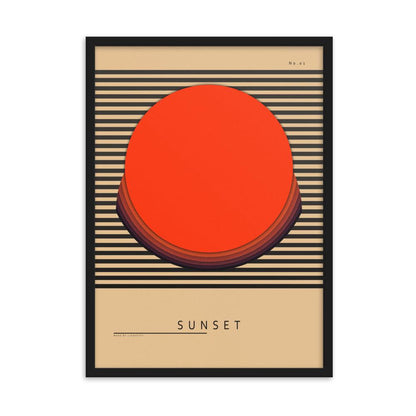 Sunset Framed Poster