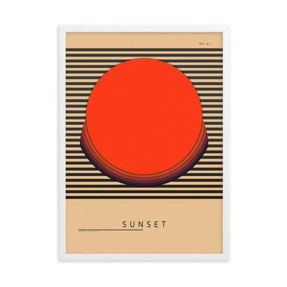 Sunset Framed Poster